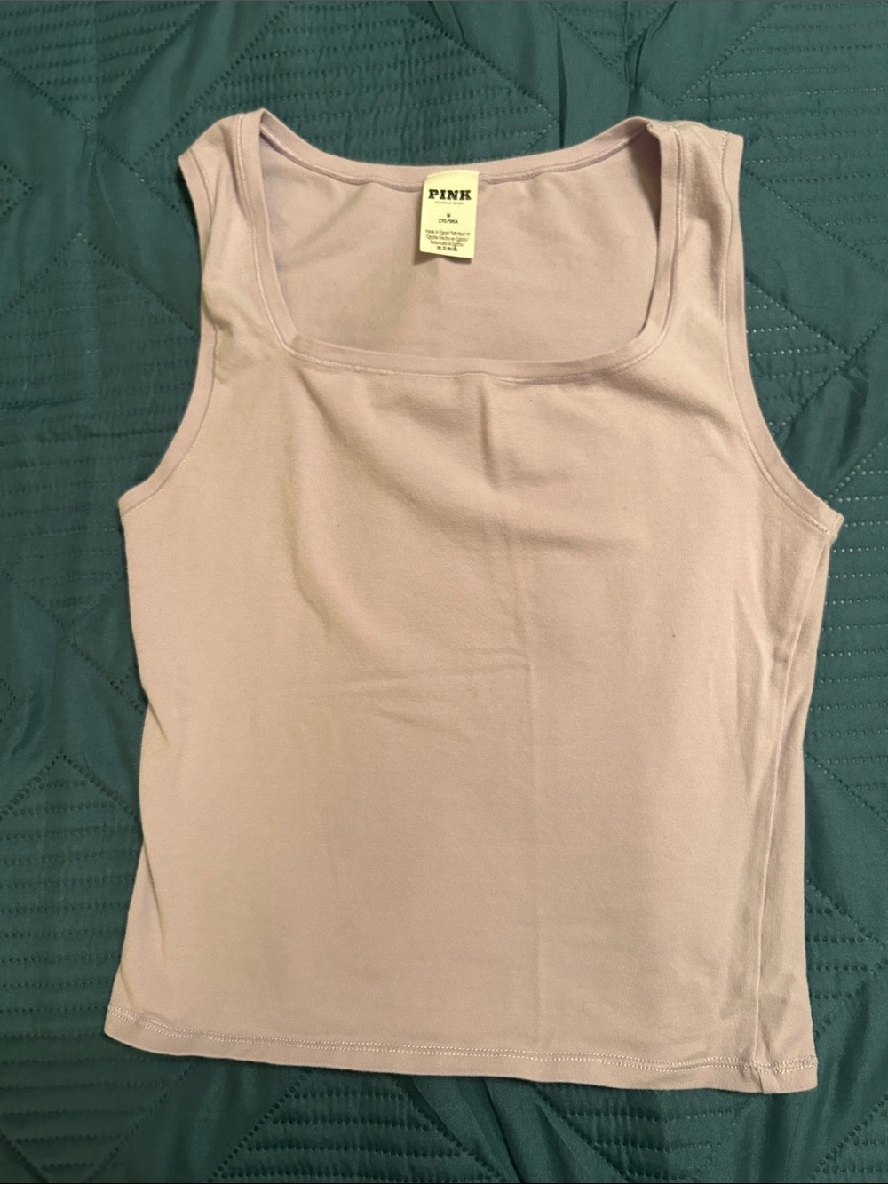 Victoria's Secret PINK Lavender Scoop Neck Tank Top size M